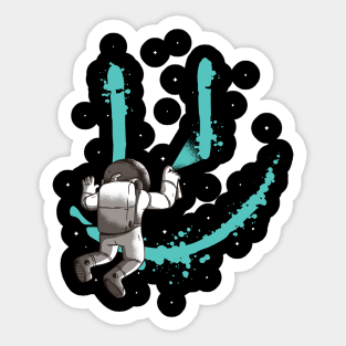 Graffiti Astronaut Sticker